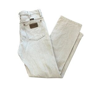 Wrangler Men's 936 tan ranch jeans slacks 31W by 30L